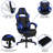 Inbox Zero Adjustable Ergonomic Faux Leather Swiveling PC & Racing Game Chair-1948217274