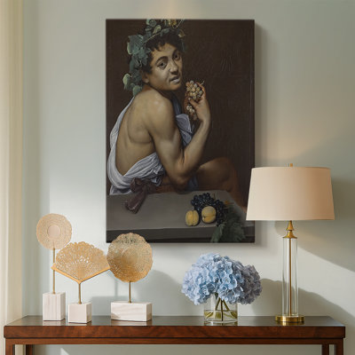 «Young Sick Bacchus», toile tendue par Caravaggio
