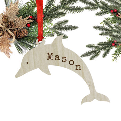 Figurine décorative en forme de Noël gravée au laser personnalisable