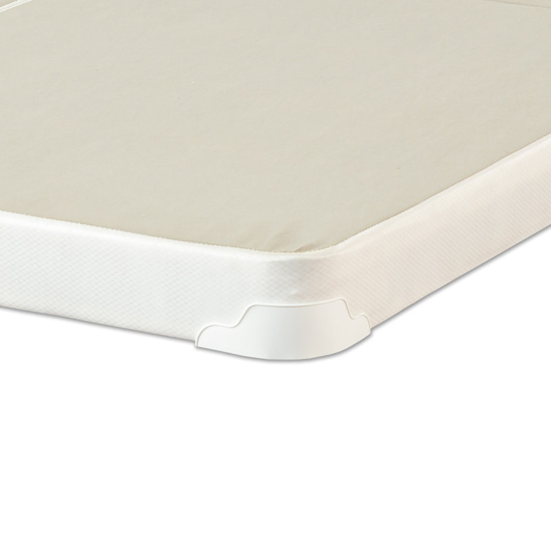 Aaru Split Folding Wood Box Spring, Low Profile (4"), Queen