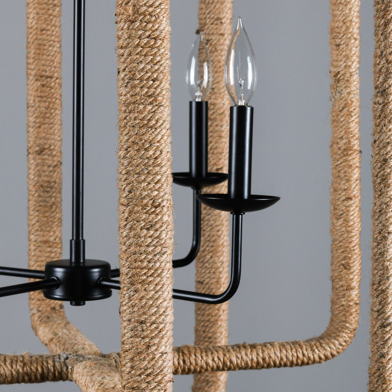 Cale Iron 4-Light Chandelier