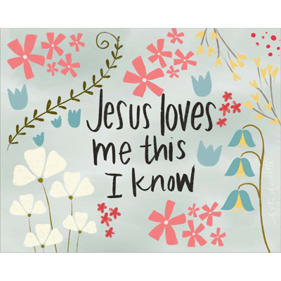 Jesus Loves Me By Katie Doucette, Canvas Wall Art