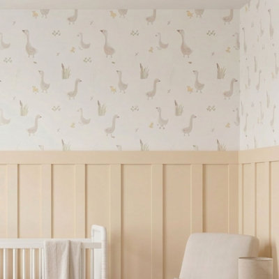Charlie Goose & Duckling Nursery Wallpaper