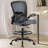 Mesh Drafting Chair with Adjustable Footrest and Lumbar Support-279025760-319467056