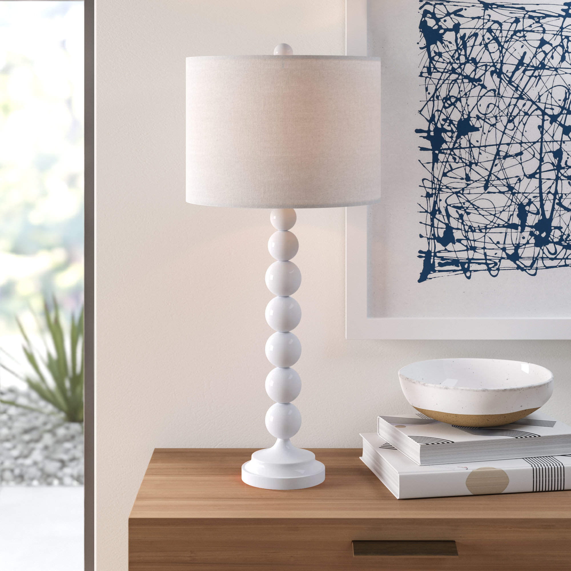 Stunning Metallic Accent Lamp image