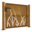 Almaaz Brown Metal Gate-293409833
