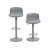 Modern PU Leather Adjustable Counter Height Swivel Barstools(Set Of 2)-500800903