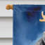 Drapeau de Noël maison de renne-112702262