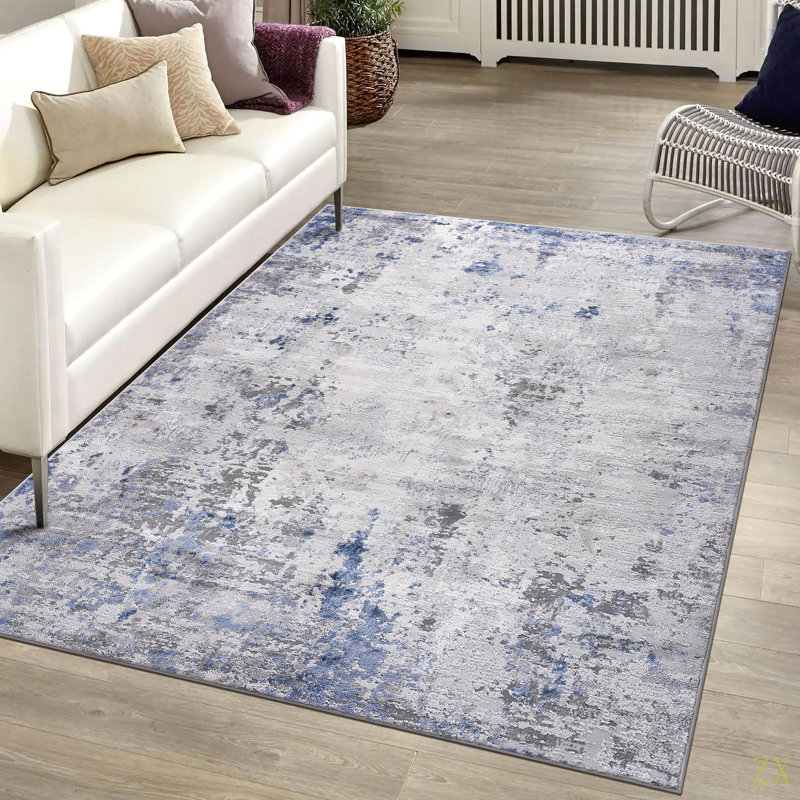 Tapis abstrait 5 pi x 7 pi MARFI Collection, Rectangle 5 pi 3 po x 7 pi 6 po