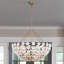Azalea 12 - Light Steel Chandelier