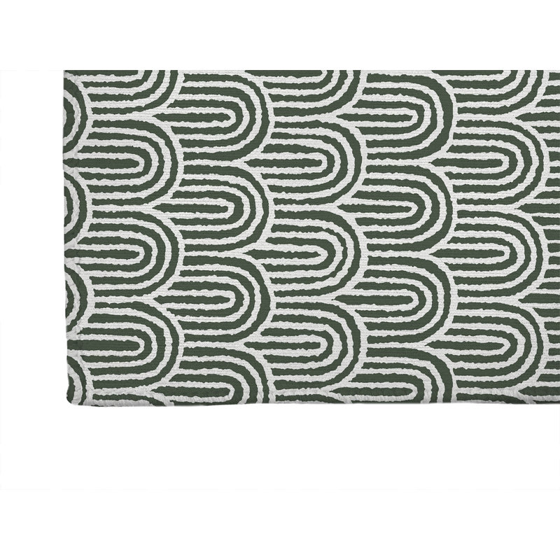 Tapis d'extérieur antidérapant Rolling Hills, Tapis de couloir 2 pi 6 po x 8 pi
