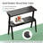 Wooden Bedside, Sofa Table, 2-Tier Side Table, Console Table for Living Room, Hallway, Bedroom, Office-1327546570