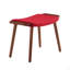 Repose-pieds décoratif avec pied en bois-561643820