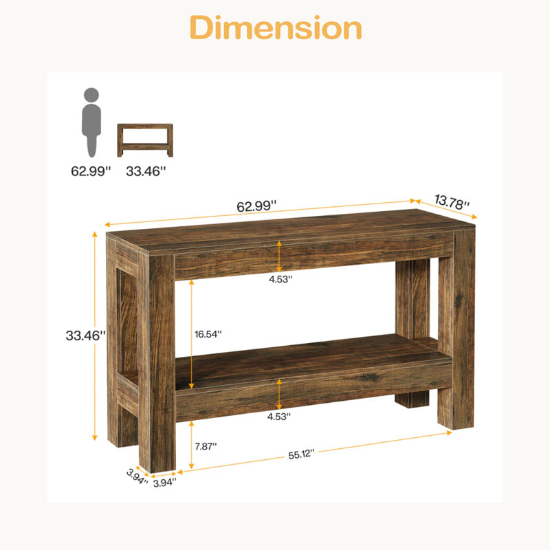 2-Tier Couch Table,Entryway Table,Console Table