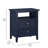 Weston Midnight Blue 2 Drawer Nightstand-1772285202