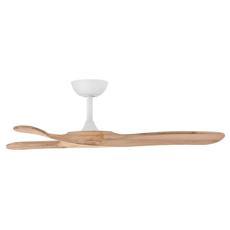 Ventilateur intelligent 48 "Hinkley Fan Swell, 48 po de largeur, Naturel, Blanc mat
