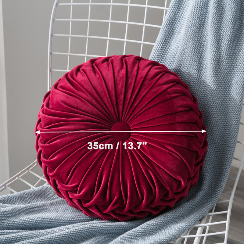 Velvet Reversible Throw Pillow