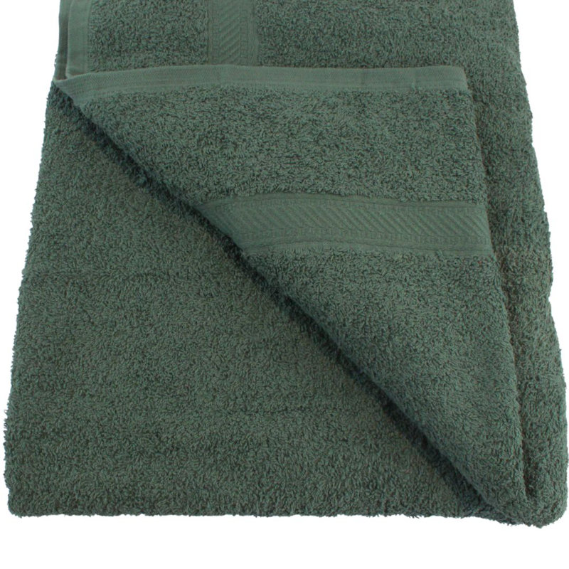 100% Cotton Bath Sheet, Dark Green