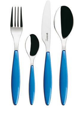 Feeling 24-Piece Cutlery Set, Mediterranean blue