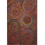 Tapis décoratif moderne multicolore à motif géométrique abstrait-695000444