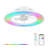 20" Modern Rgb Ceiling Fan
