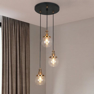 Loram 3 - Light Gold Pendant