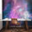 Planet In Outer Space Galaxy Peel & Stick Border-93867811
