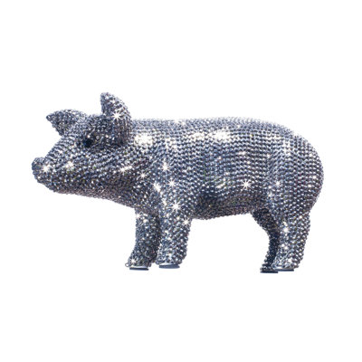 Fallinerlea Rhinestone Piggy Bank - 12" long