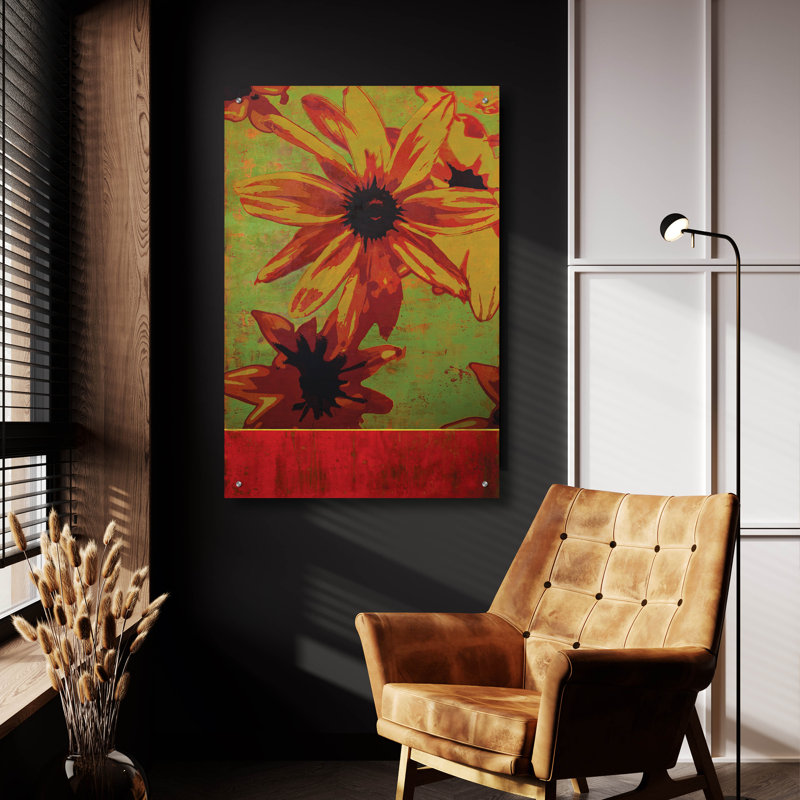 «Summer Solstice» par Maura Allen, art mural en verre acrylique, H 36 po x l 24 po x P 0,2 po