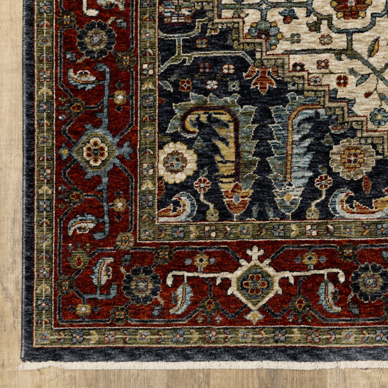 Hovis Oriental Indoor Rug, Rectangle 2' x 3'