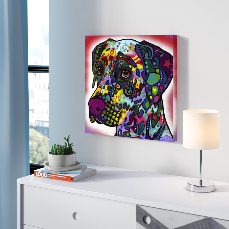 «Dalmatian», impression sur toile, H 12 po x l 12 po x P 0,75 po, Toile tendue