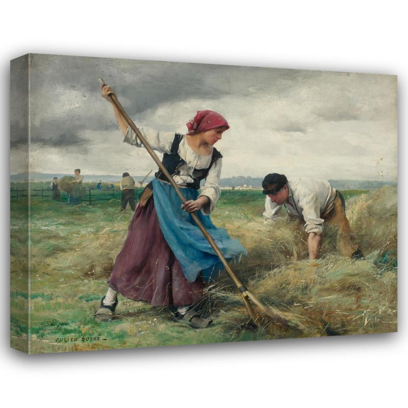 «Harvesters» par Julien Dupré - Art mural sur toile tendue avec châssis, H 24 po x l 17 po