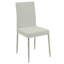  Ensemble de 4 chaises d'appoint de salle à manger Vance, blanc et chrome - H 38,5 po-29351990