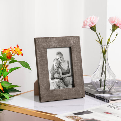Jalyah Rustic Brown Wood Matte Picture Frame