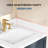 Replacement 21 Inch Quartz Stone Bathroom Vanity Backsplash In White