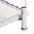 43.31'' Chrome Glass Sofa Table