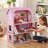 Shimmer Mansion Dollhouse, Large 3-Story Dollhouse With Accessories