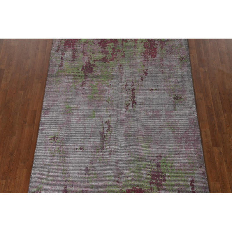 Tapis moderne à motif abstrait All-Over 5 x 8