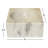 White Marble Square Concave Bowl-866411656