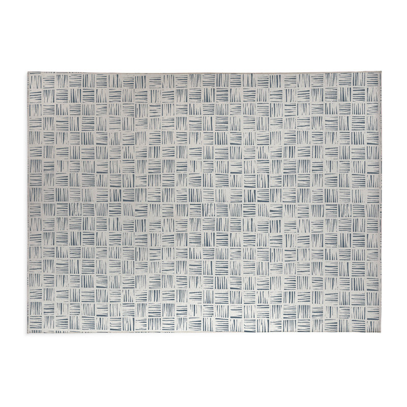 Paillasson Lash, Bleu, L 60 po x L 84 po