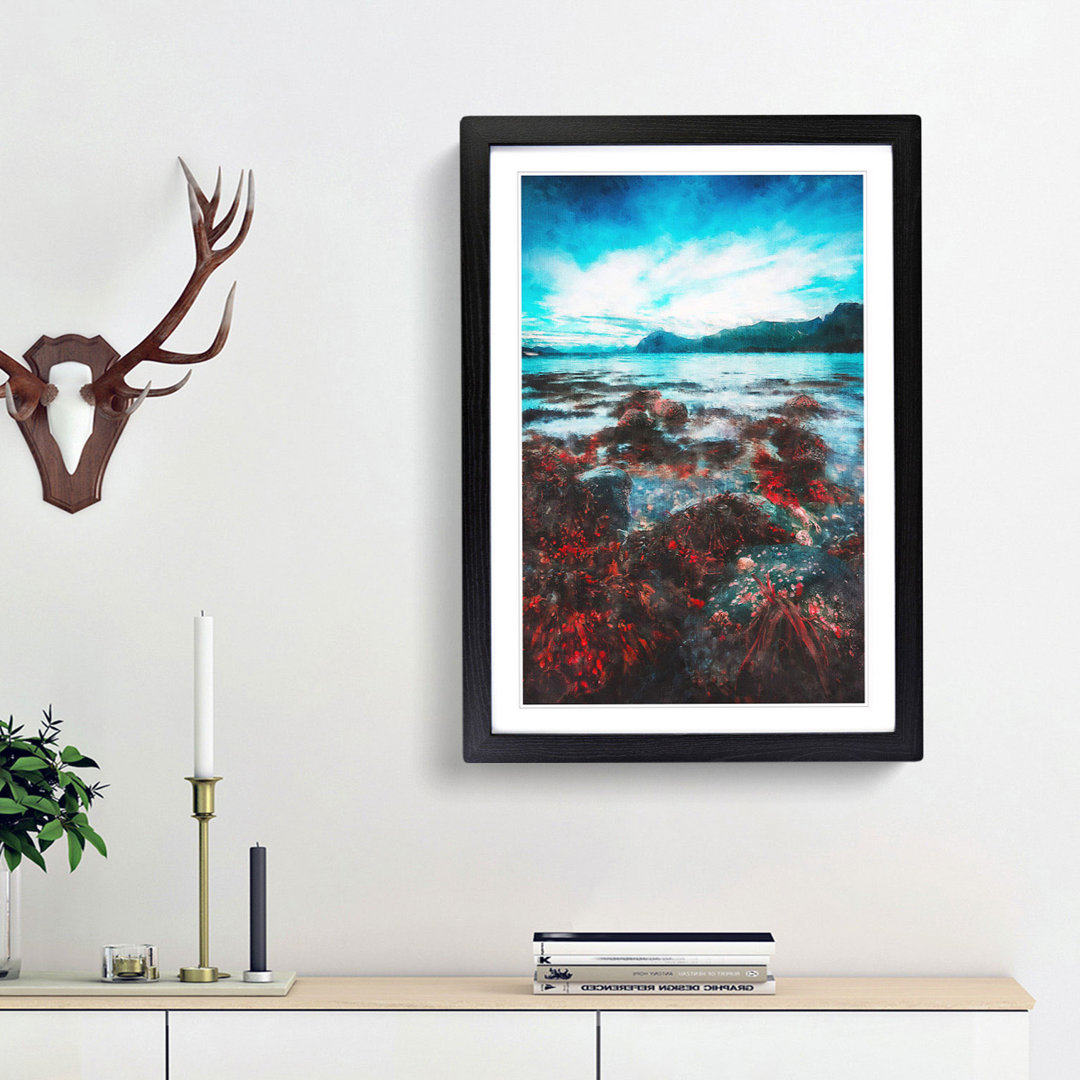 Hjorungavag in Norway - Framed Print