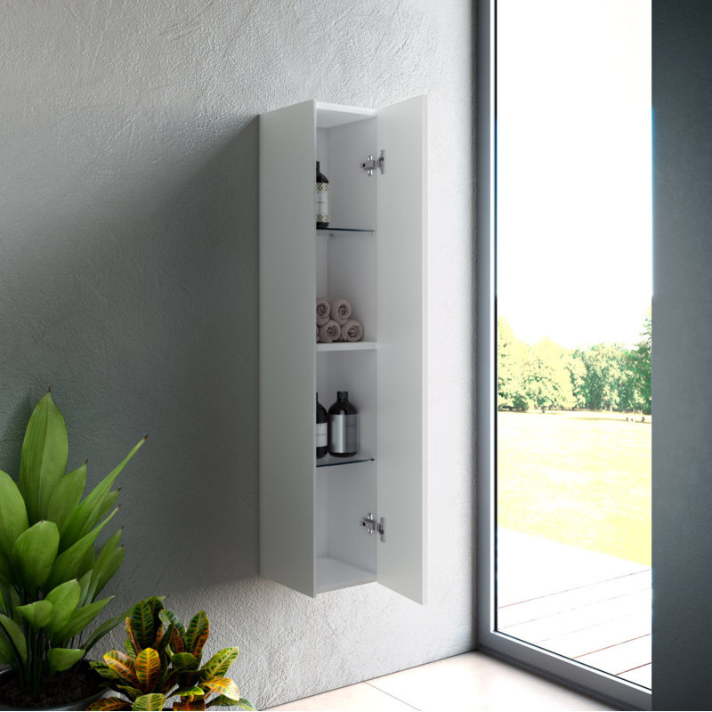 Dorcus Linen Cabinet, White