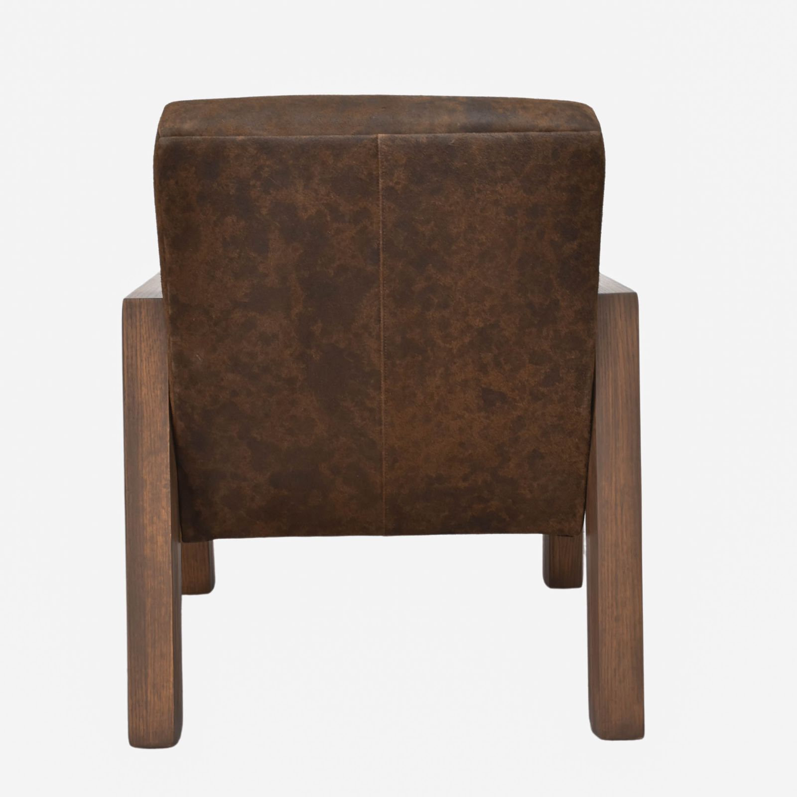 Waylon Genuine Leather Armchair, Brown