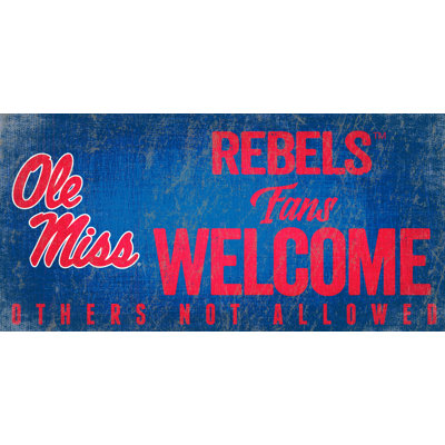 NCAA Fans Welcome Sign, décoration murale