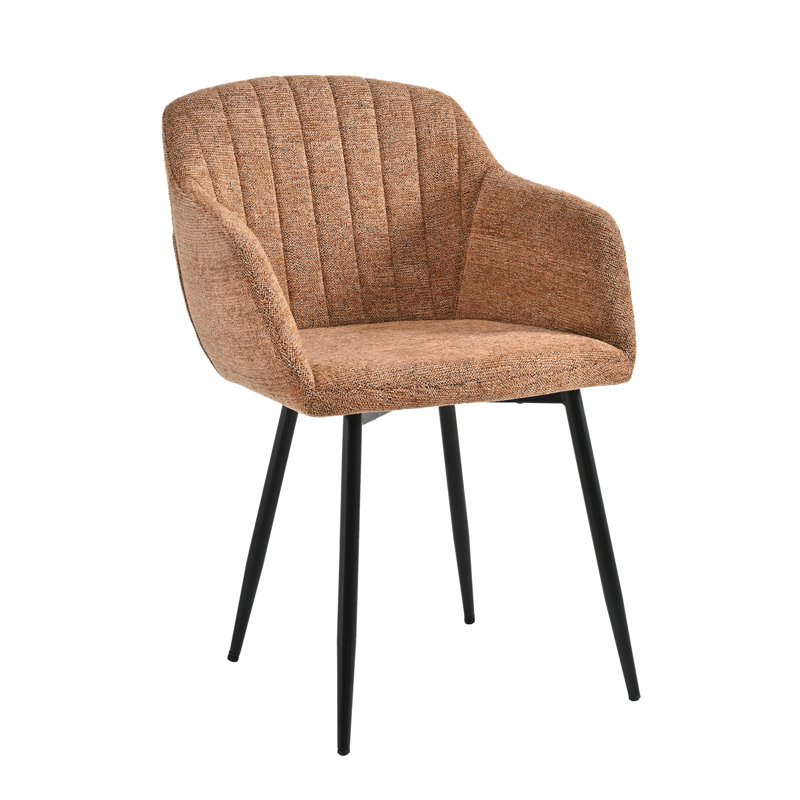 Ohio Upholstered Dining Chair, 2, Camel Chenille