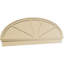 Fronton en uréthane Elliptical Signature, brun clair apprêté-102752102-113054387-113222579