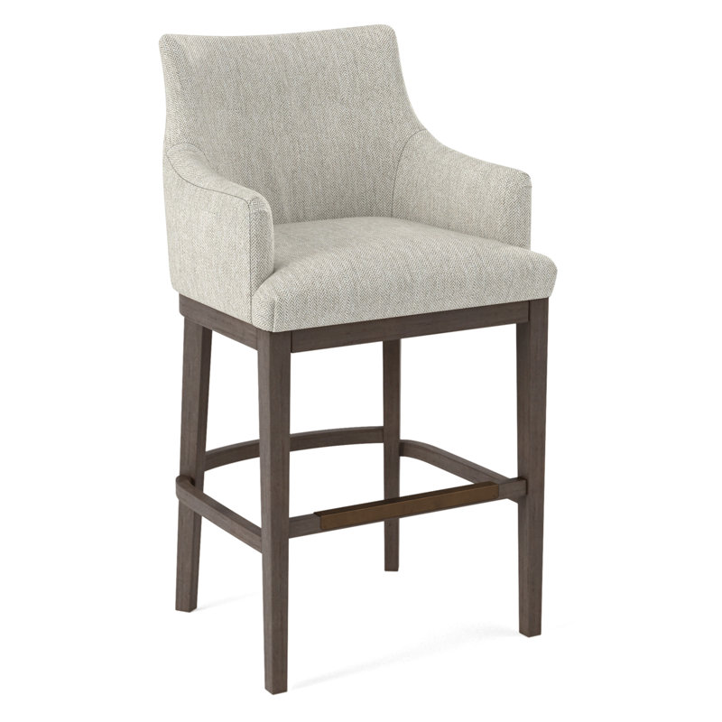 Upholstered Stool, 61641-88, Nutmeg
