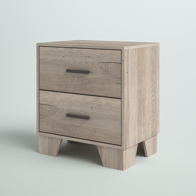 Table de chevet 2 tiroirs Beckville