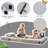 Kids Sofa Foldable Floor Mattress, Toddler Floor Fold Out Couch Sofa Bed, Child Futon Folding Chair Floor Bed With Storage Bag-564066114