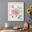 Rose Contour - Peinture sur toile encadrée-614563134-614563131